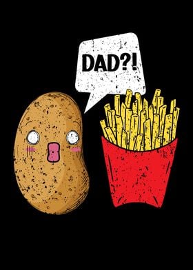 Fries Eater Foodie Potato