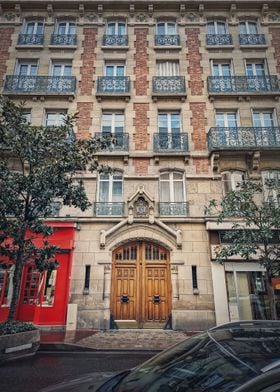 Parisian building facade