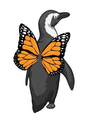 Penguin Butterfly Wings