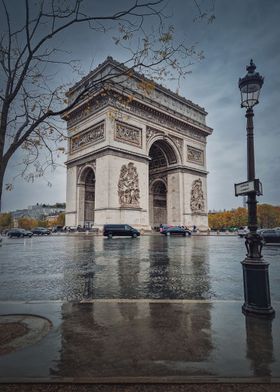 Arc de triomphe in Paris