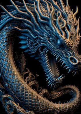 The Mighty Blue Dragon