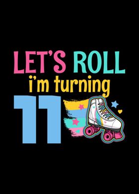11th Birthday Roller Skate
