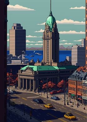 Halifax Pixel art