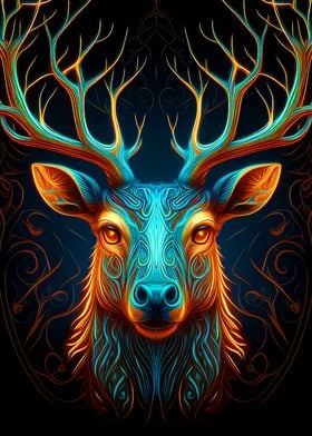Deer head Fantasy art 12