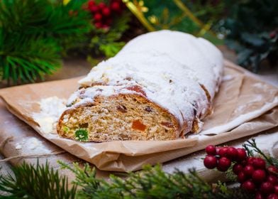 Stollen Christmas bread