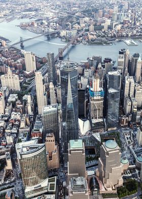 Manhattan Aerial New York