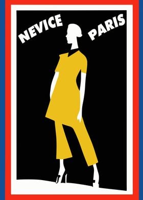 Paris Fashion Poster