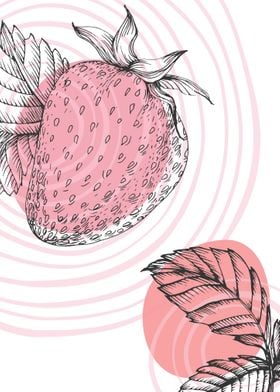 Strawberry Art Print