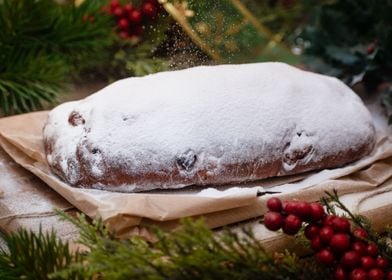 Stollen Christmas bread