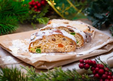 Stollen Christmas bread