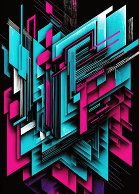 Abstract Neon Pattern 2