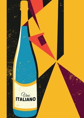 Italian Wine Poster Art