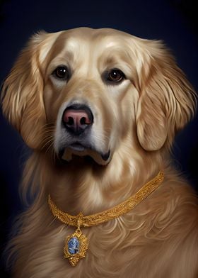 King Golden Retriever Dog