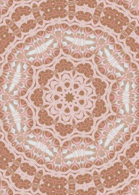 Vintage pink Kaleidoscope1