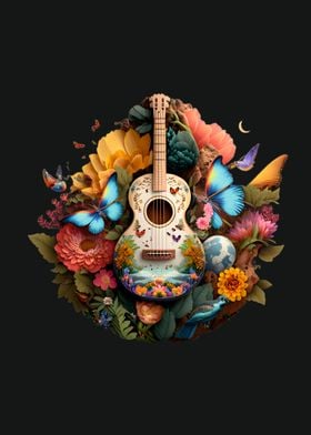 Ukulele Digital Art Gifts