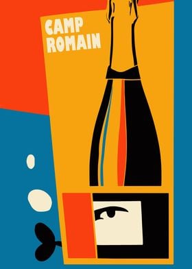 Italian Wine Retro Poster