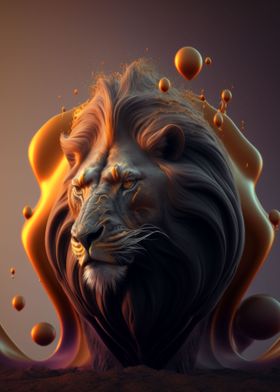 Lion King Abstract