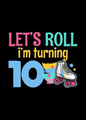 10th Birthday Roller Skate