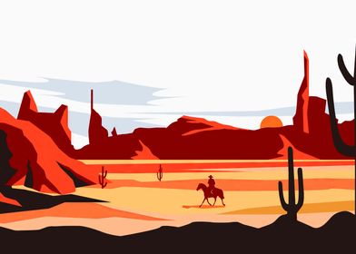 The Cowboy in the Desert