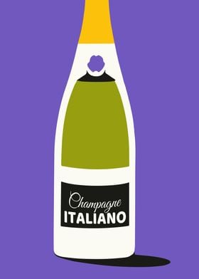 Italian Champagne Poster