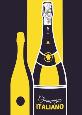 Champagne Italiano Poster