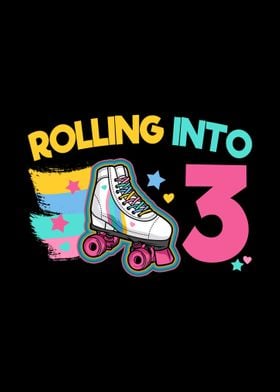 3rd Birthday Roller Skate