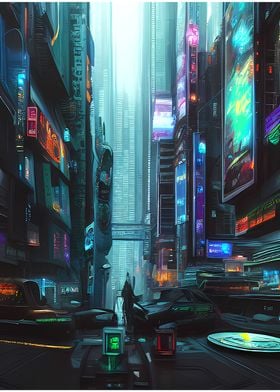 Dystopian High Tech City