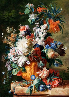 Bouquet of Flowers in Urn