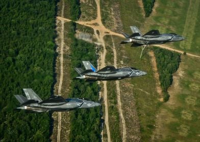 Three F35s