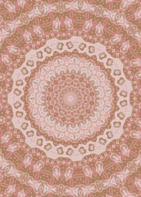 Vintage pink Kaleidoscope2