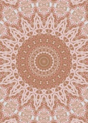 Vintage pink Mandala2