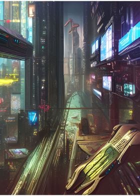 Life in a Cyberpunk City