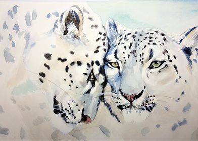 paint leopard love