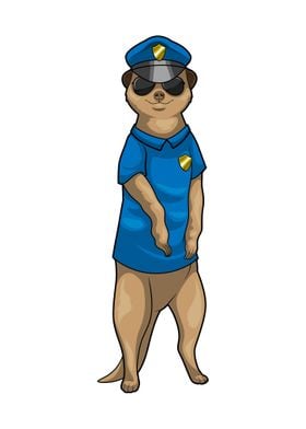 Meerkat Police Cop