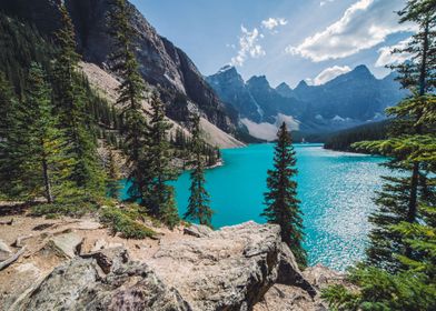 Canada Lake Banff Park