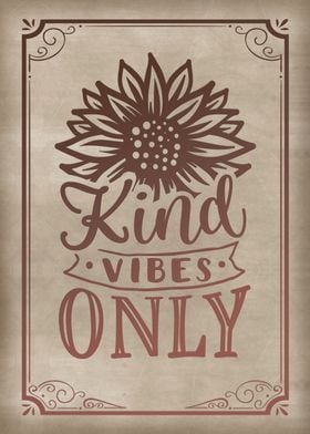 Kind vibes only