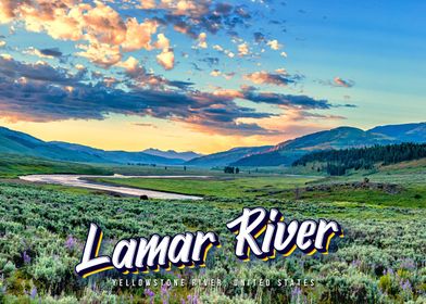 Lamar River Yellowstone