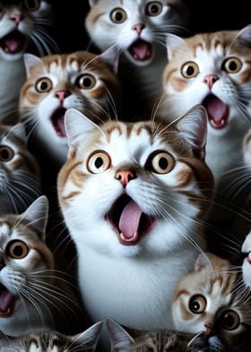 Funny Cat Surprised