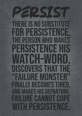 Persist