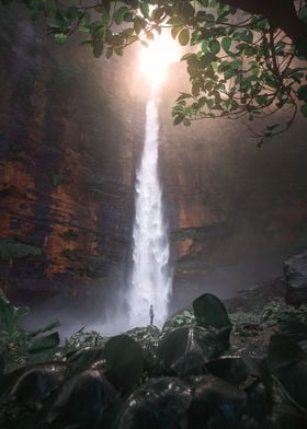 Glowing Waterfall