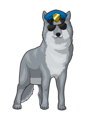 Wolf Police Cop