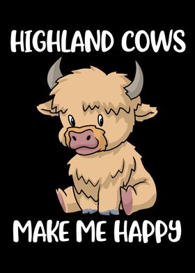 Scottish Highland Cow Gift