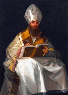 Saint Ambrose by Goya