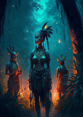 Fantasy forest Tribe