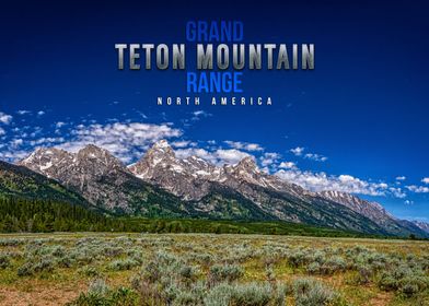 Grand Teton Mountain Range