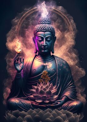| Online Paintings Buddha Pictures, Posters Metal Prints, Unique Shop - Displate