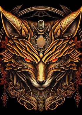 Japan Fox in Japanese art