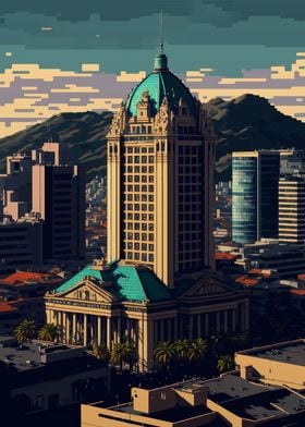 Cape town Pixel art