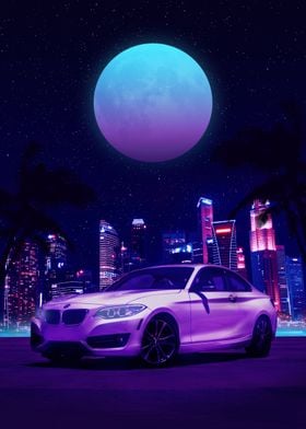 BMW synthwave