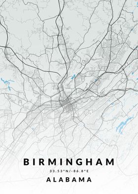 Birmingham City Map